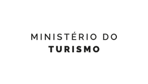 Fundo branco. Texto: Ministério do Turismo