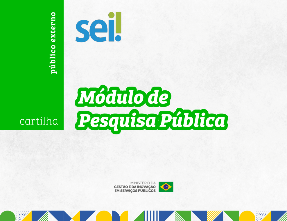 Cartilha da pesquisa pública do SEI ColaboraGov - Público Externo