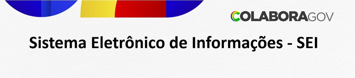 Banner Sistema Eletrônico de Informações - SEI