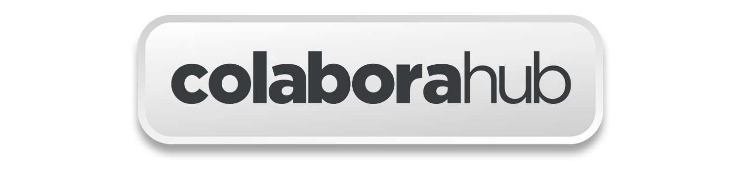 Imagem com o texto "ColaboraHub"