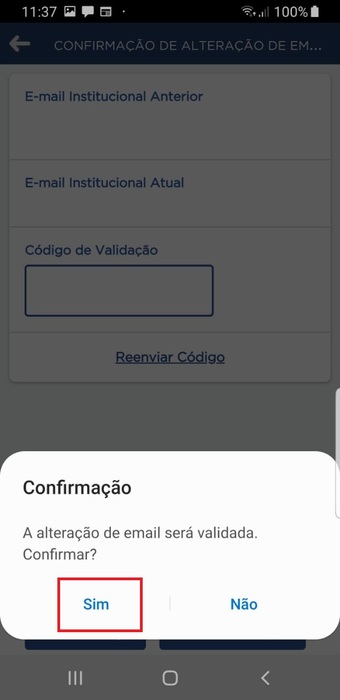 8. Atualização Cadastral e-mail