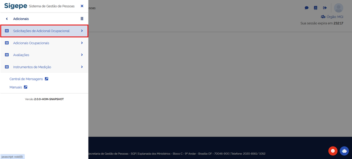 Tela 1 - Menu Solicitações.png