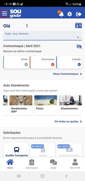 Afastamentoa - telaInicial