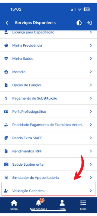 Validação Cadastral