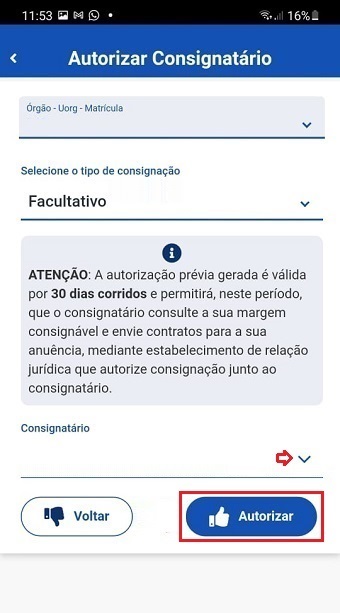 10.h.Tela10 -5Passo - Autorização - Autorizar