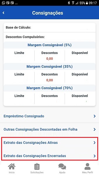 40.c..Tela40 - 2Passo - ConsutaExtrato- AtivasEncerradas