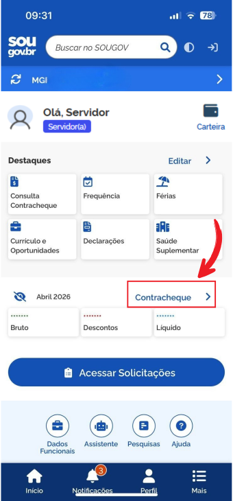 Consultar Contracheque