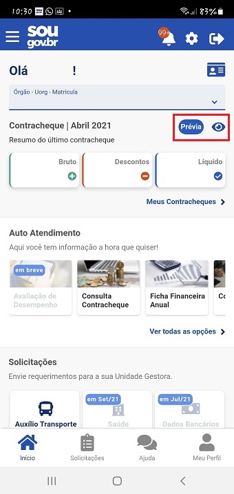 Tela1 - Previa - Tela Inicial