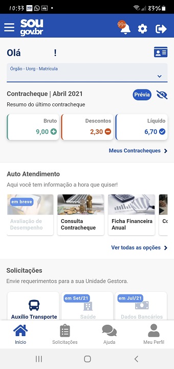 Tela2 - Previa - TelaInicial - Valores
