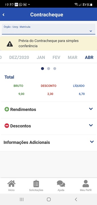 Tela3a - Previa - TelaInicial - Valores - Contracheque