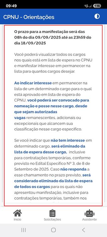 Orientações
