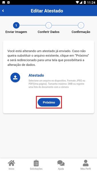 Tela16 - Alterar - Proximo