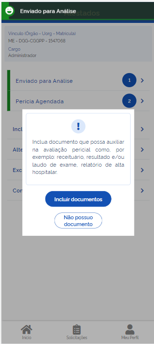 Como incluir e enviar atestado de saúde no SOU? — Portal do Servidor