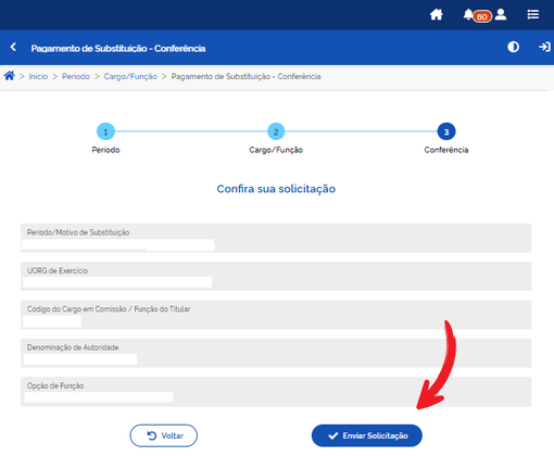 Conferência de dados