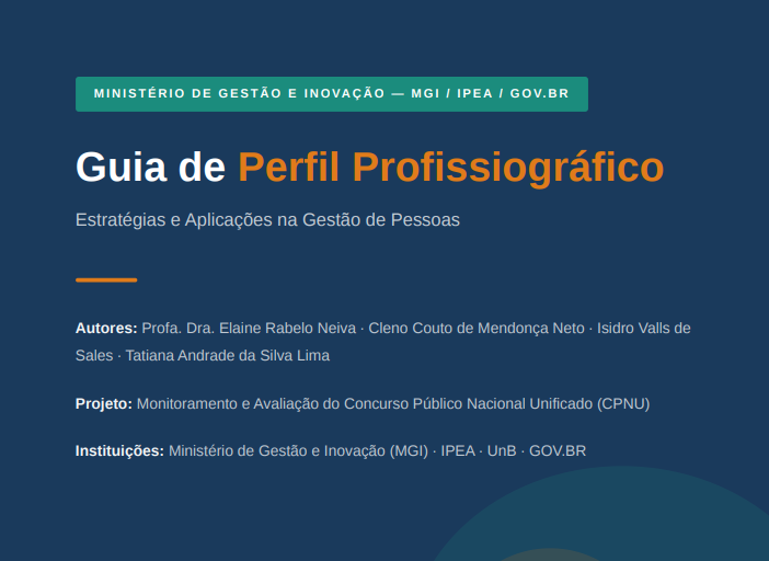 Guia do Perfil Profissiográfico