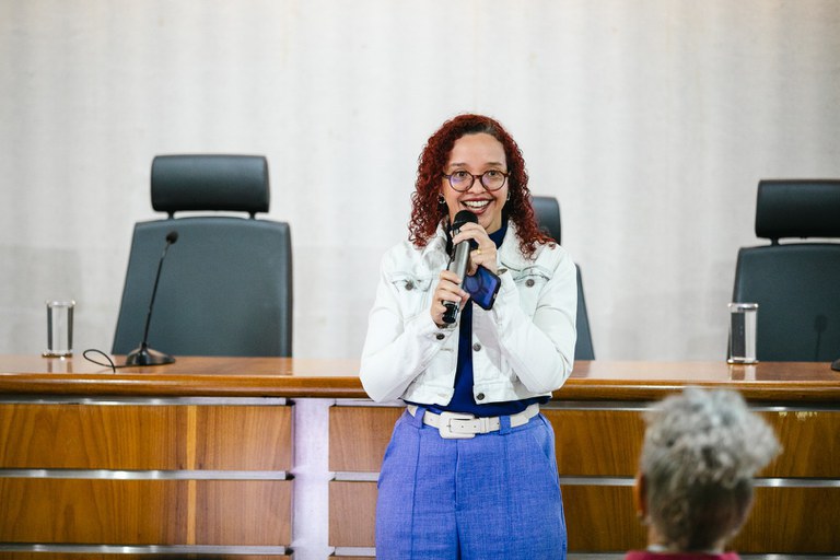 Autoridades do MGI recebem novos servidores aprovados no CPNU 1 durante visita técnica à pasta. Fotos: Washington Costa