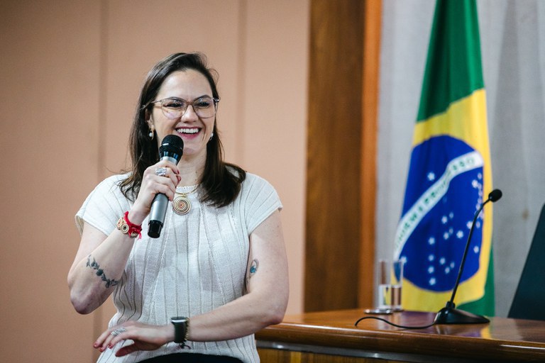 Autoridades do MGI recebem novos servidores aprovados no CPNU 1 durante visita técnica à pasta. Fotos: Washington Costa