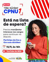 Live CPNU 1: tire suas dúvidas sobre a manifestação de interesse