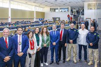 Ministra Esther Dweck visita centro de controle do CPNU 2