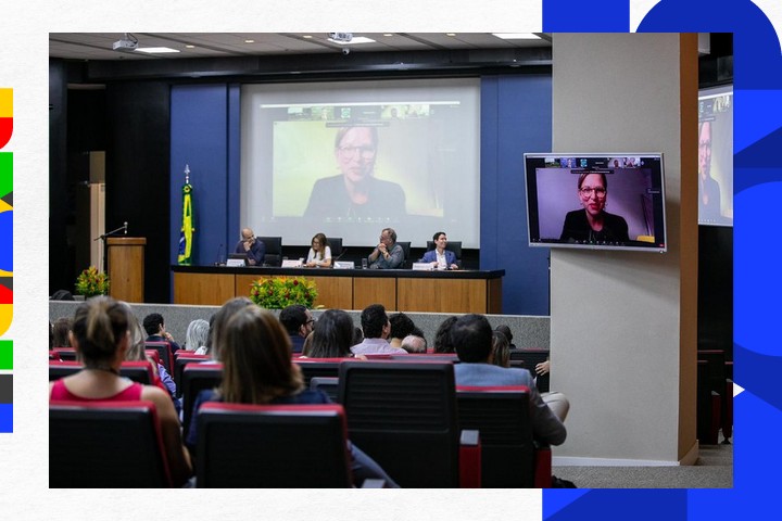 Gravação do evento