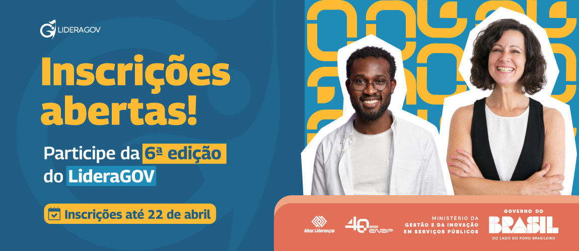 Banner 6ª edição do Programa LideraGOV