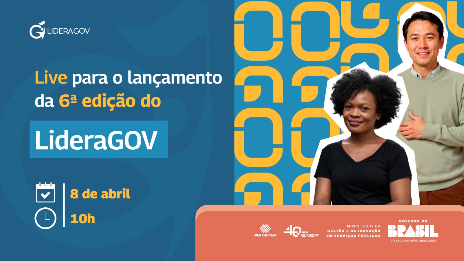 Live de lançamento da 6ª edição do Programa LideraGOV