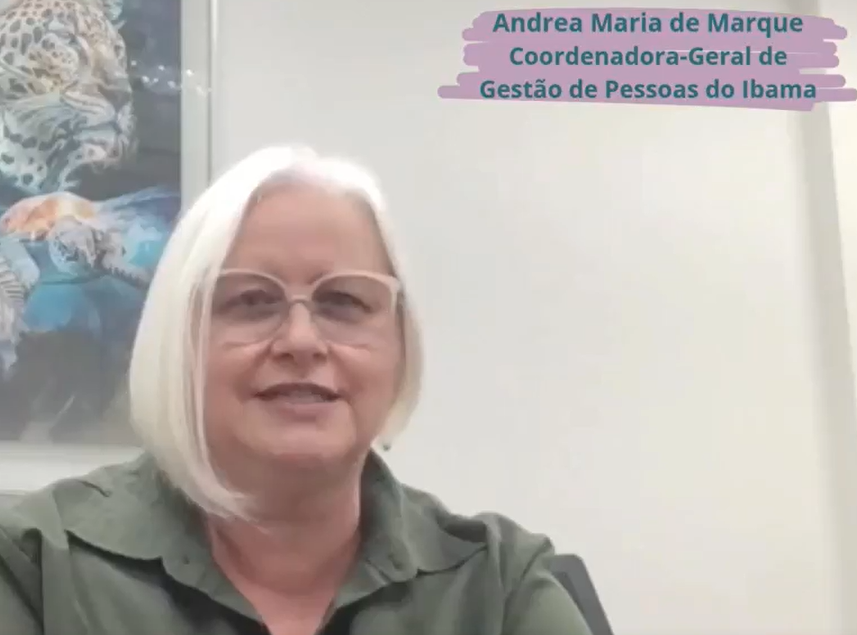 Foto de Andrea Maria de Marque Coordenadora de Gestão de Pessoas do Ibama