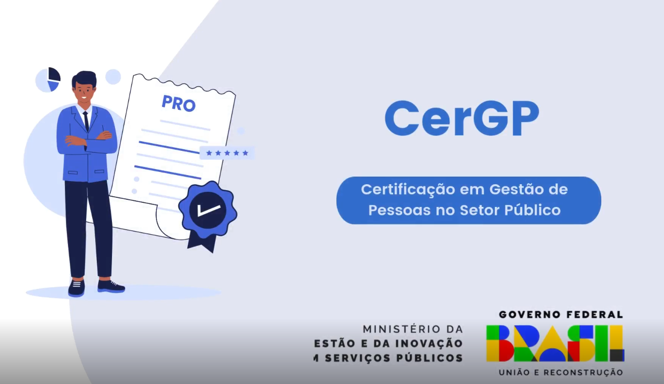 Desenho de uma pessoa com um certificado