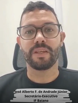 Foto de José Alberto Andrade Jr, Secretaria-Executivo do IFBaiano