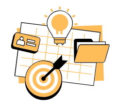 Desenho de uma mesa de escritório