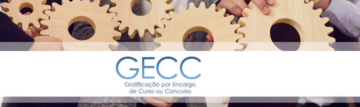 Imagem de engrenagens e logo da GECC