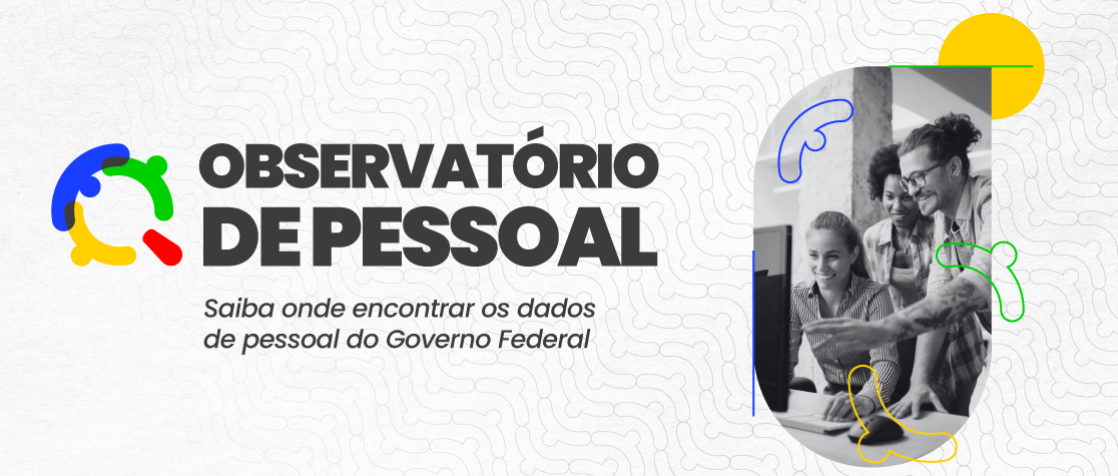 Imagem da página do observatório de pessoal