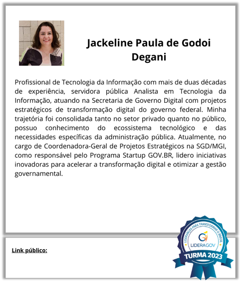 Jackeline Paula de Godoi Degani