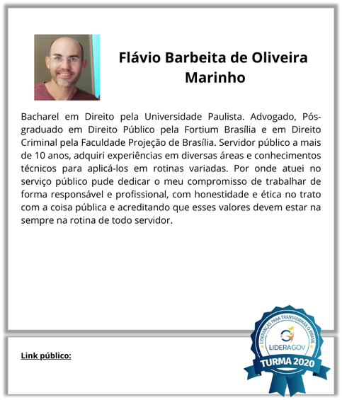 Flávio Barbeita de Oliveira  Marinho