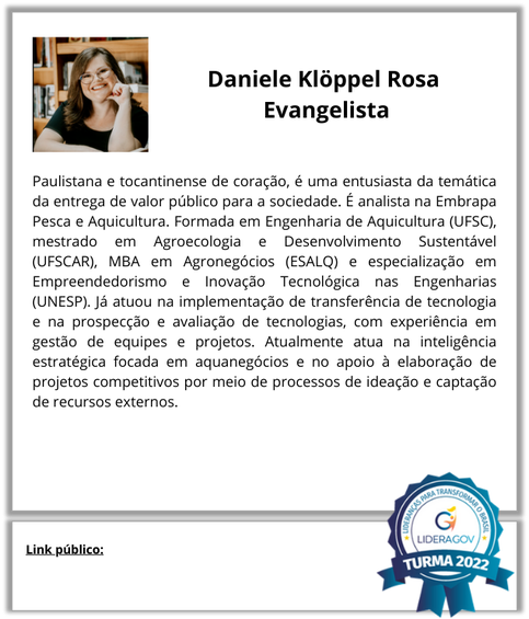Daniele Klöppel Rosa  Evangelista