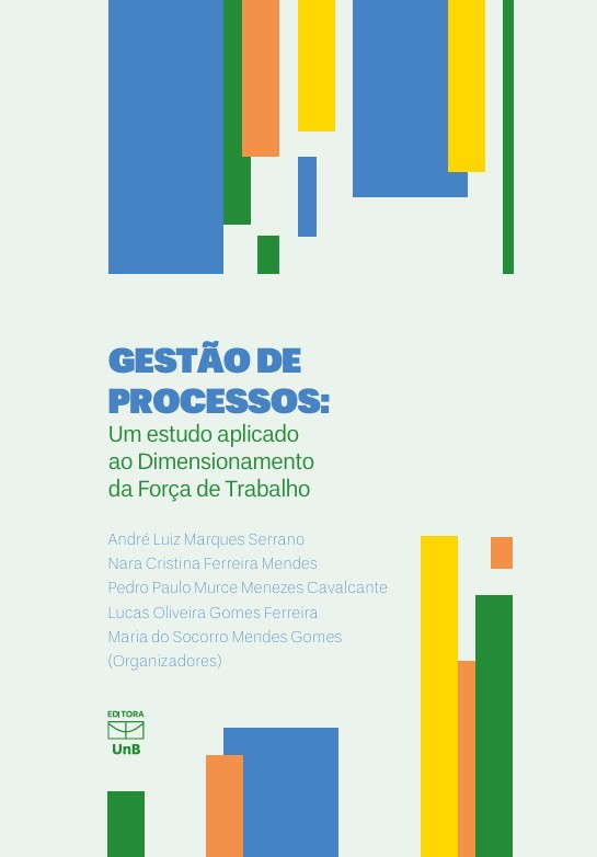 Capa do livro "Gestão de processos: um estudo aplicado ao dimensionamento da força de trabalho"