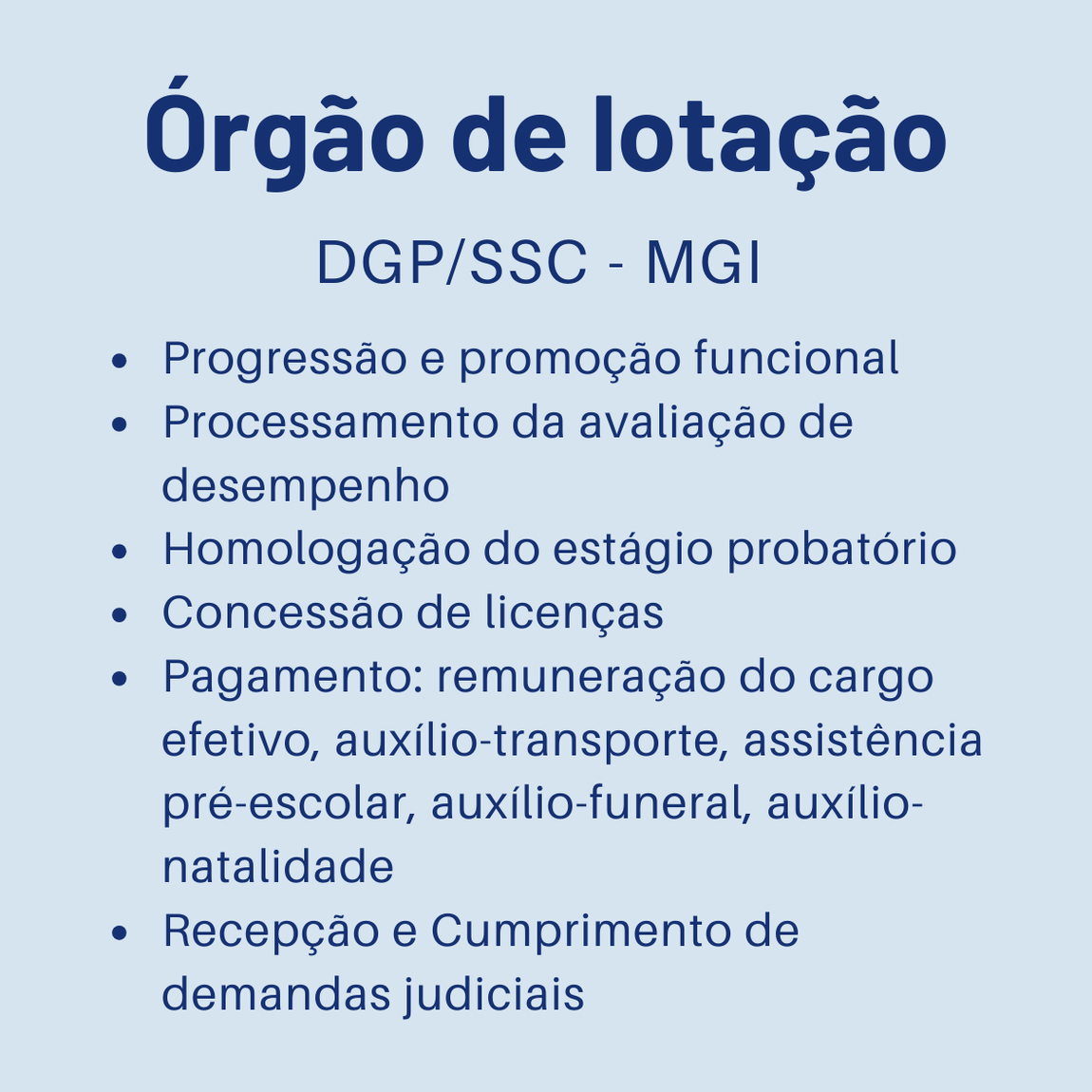 texto atribuições DGP gestão de direitos, atualização cadastral