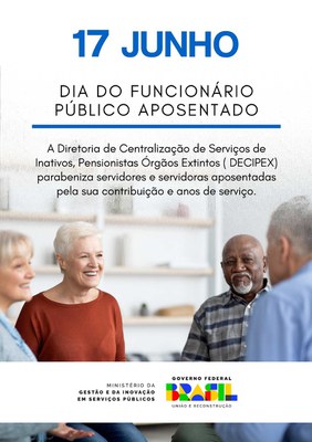 Dia do Servidor Público Aposentado