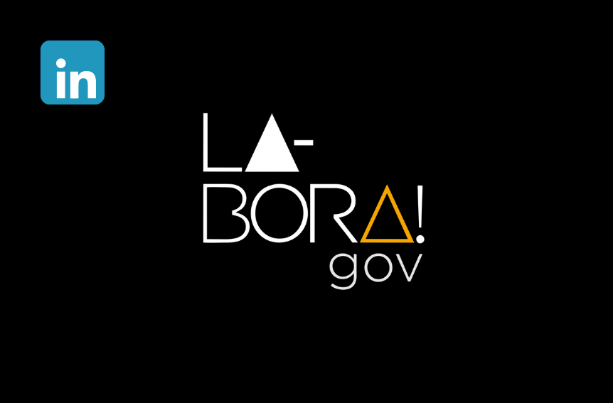 Logomarca do LA-BORA!gov no linkedin