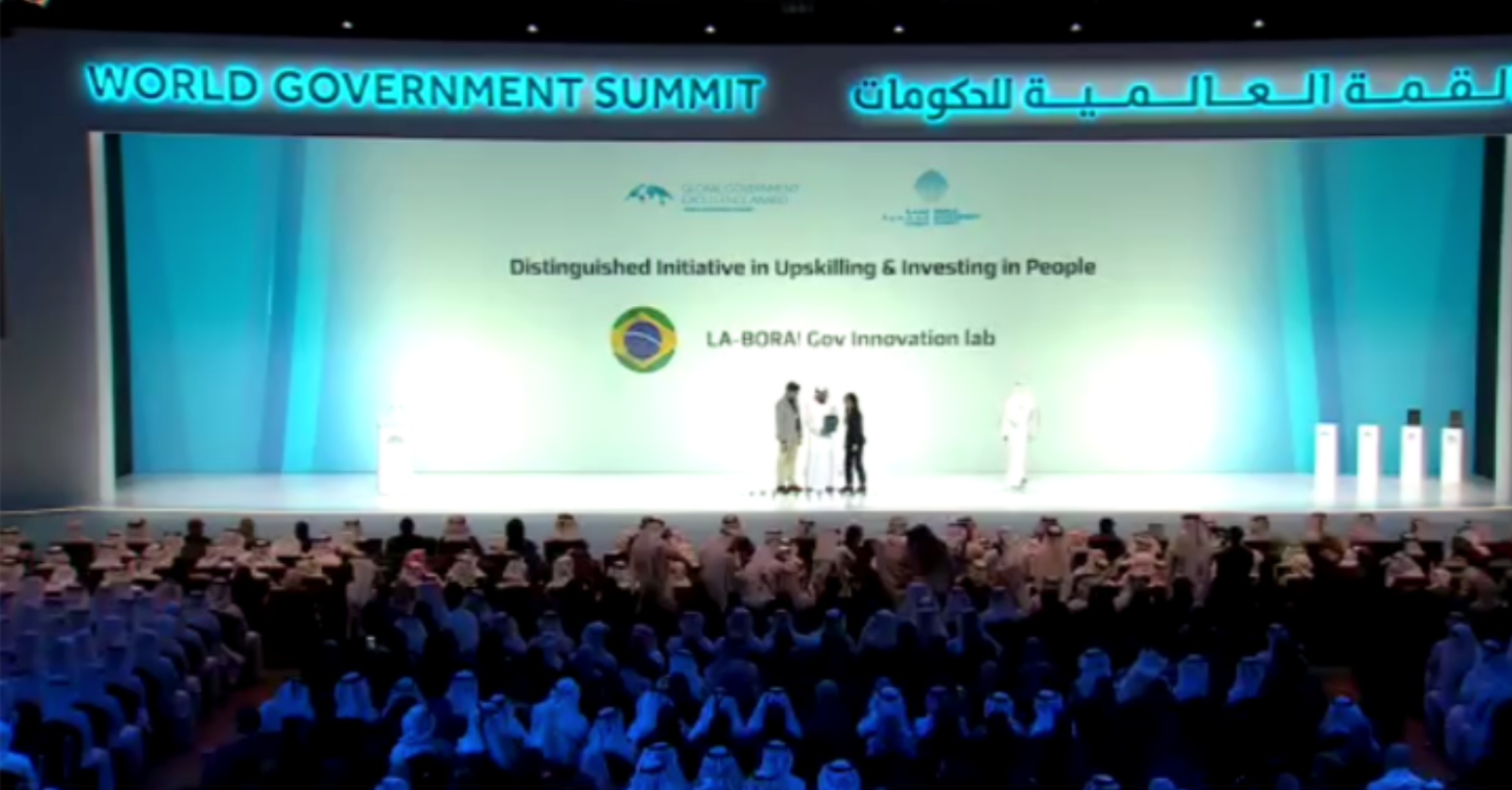 LA-BORA! gov vence o Prêmio Global de Excelência em Governo na Cúpula Mundial em Dubai