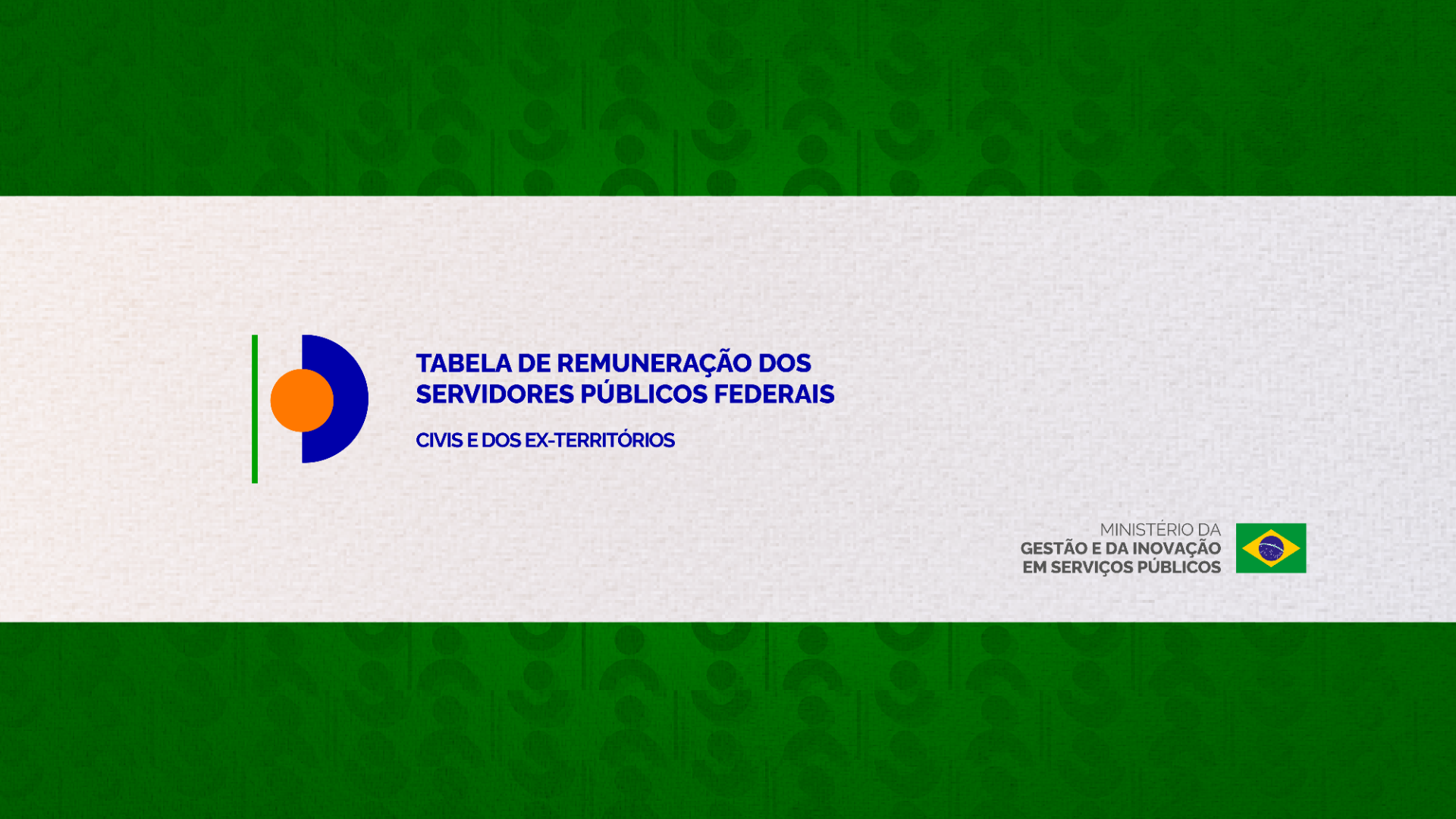 Tabela de remuneração de servidores