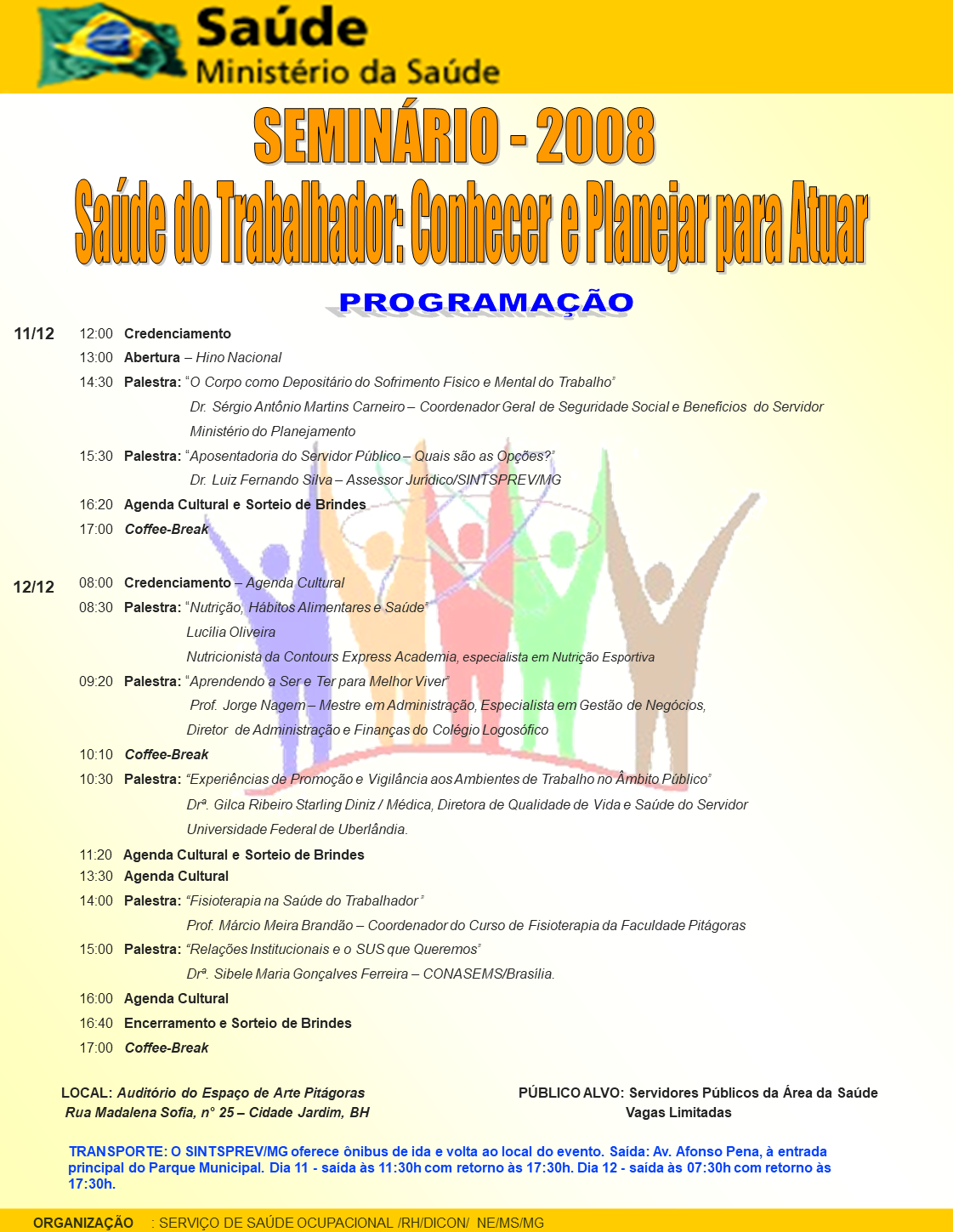 Cartaz oficial evento BH