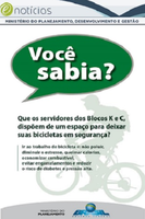 Inauguração de Bicicletário do Ministério do Planejamento