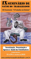 IX Seminário de Saúde do Trabalhador: faça sua inscrição!