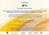 Seminário Internacional: Afastamento por Incapacidade