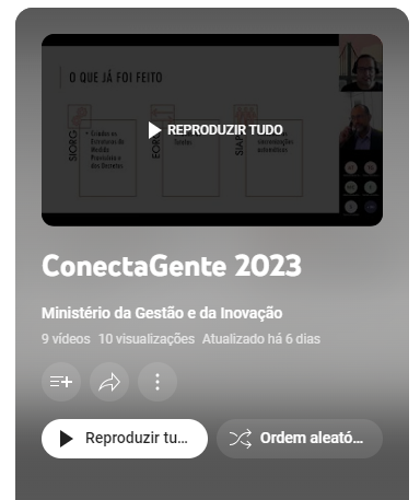 2023 a 2026 - Playlist do ConectaGente