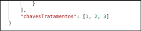 JSON chaves tratamento
