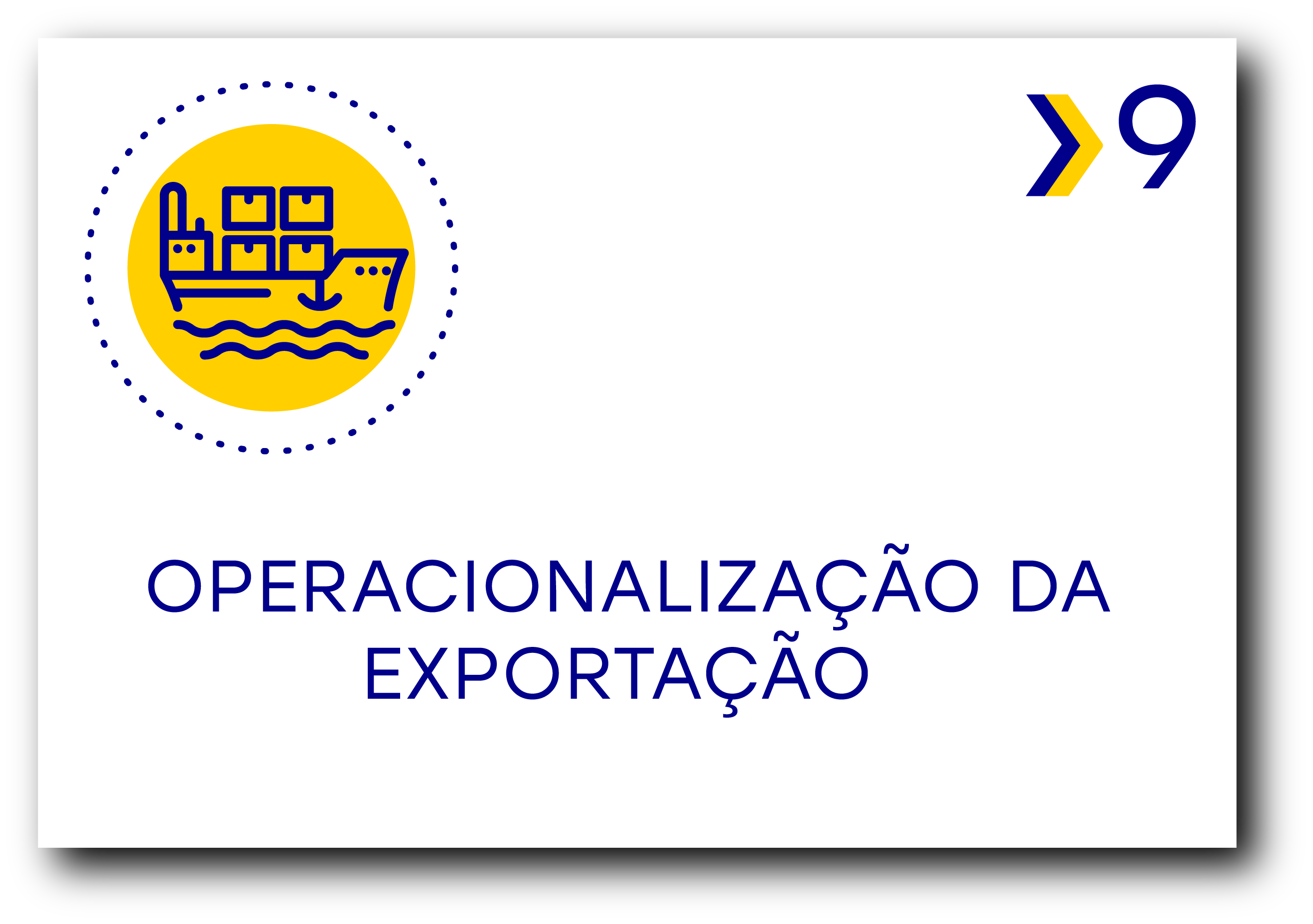 Banner Operacionalização da Exportação com link para o Capítulo 9 do Aprendendo a Exportar