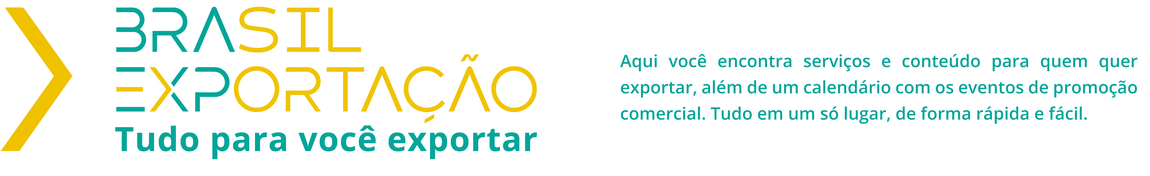 Banner Brasil Exportação com link para a página correspondente