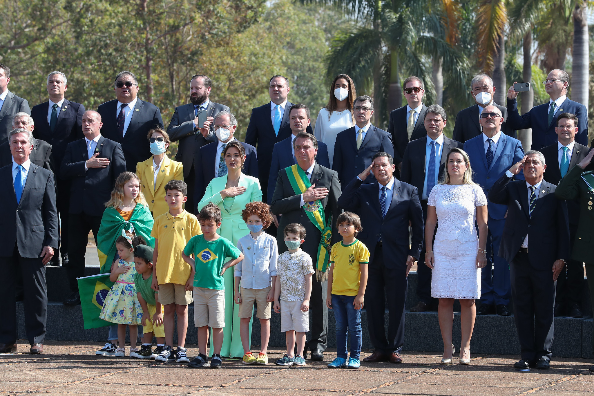 Ministra Flávia Arruda participa das celebrações pelo 199º aniversário da Independência do Brasil